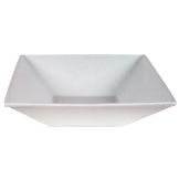 Bugambilia XXL Deep Square Buffet Bowl, Solid White, 432 oz