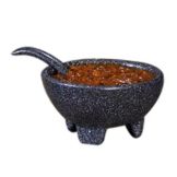 Bugambilia Extra Small Molcajete, Granite Black