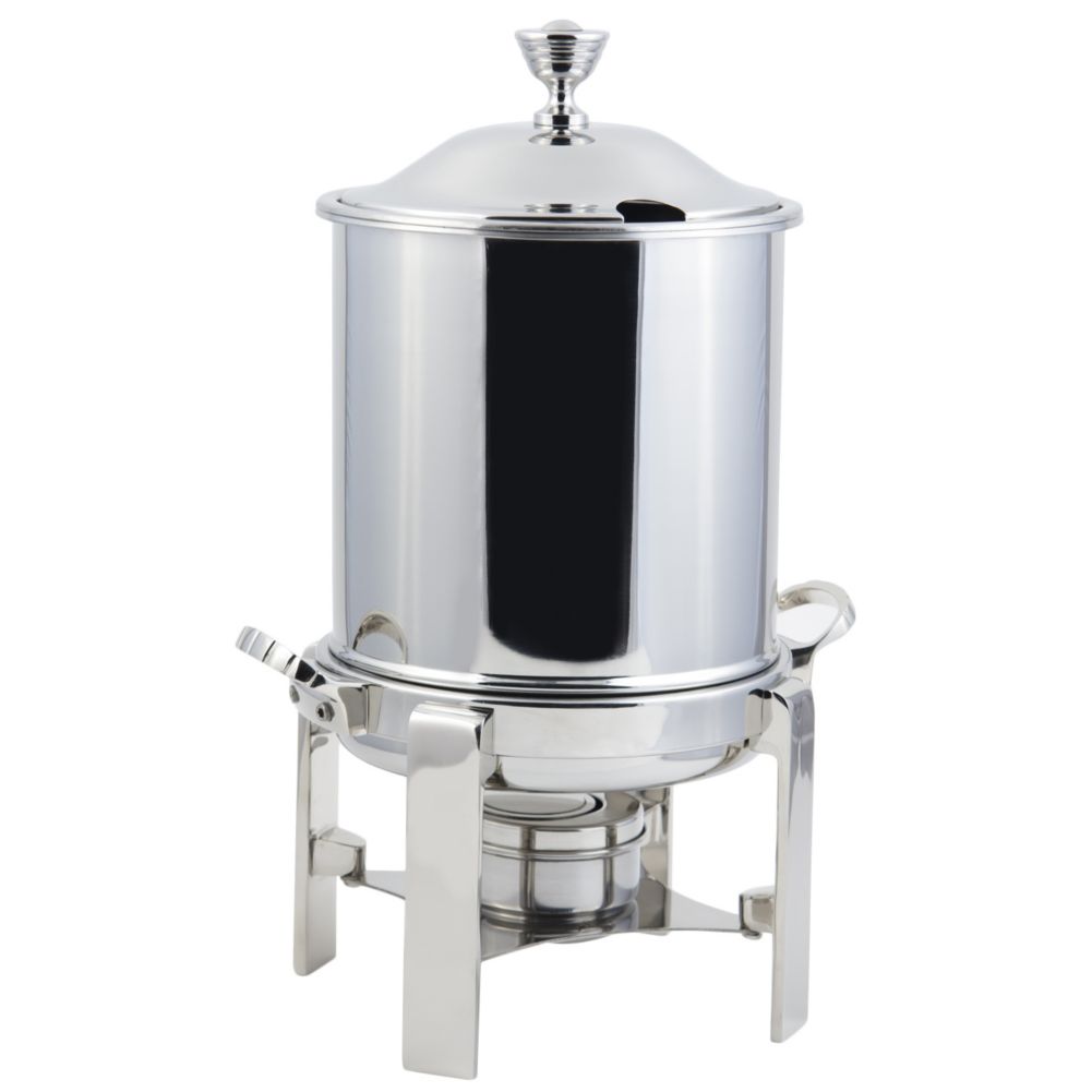 Bon Chef Contemporary Chrome Plated 8 Qt Petite Marmite w/ Hinged Lid