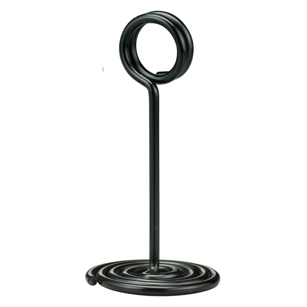 American Metalcraft Black Swirl Base Wire 4"H Number Stand