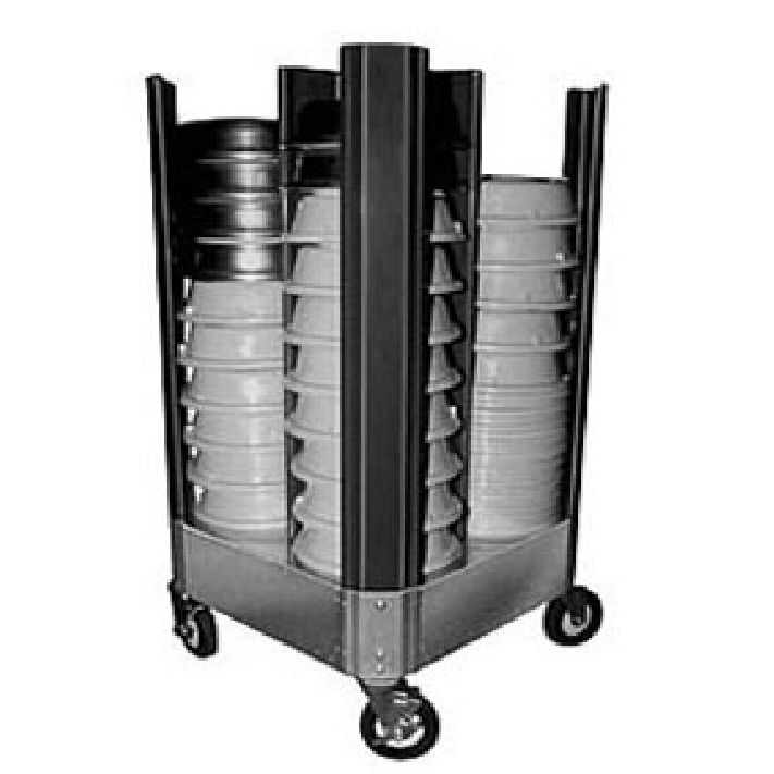 Cres Cor&reg; 490 Plate Capacity Banquet Ring Dolly