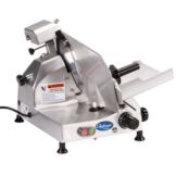 Globe Food Chefmate&reg; Aluminum 10" Belt Driven Manual Slicer