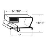 Beverage-Air Half-Door Gasket for ER24 & EF24