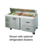 Randell&reg; 72" High Volume Saladtop Refrigerated Prep Table