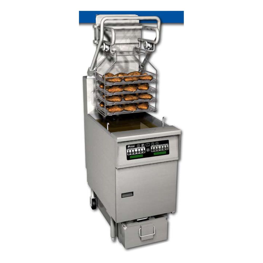 Pitco&reg; Solstice&trade; S/S Gas Fryer with EZ-Lift Rack System