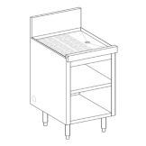 Perlick&reg; 12" S/S Storage Cabinet w/ Embossed Drainboard