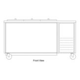 Ranserve Milk Cooler, 66"L, 30