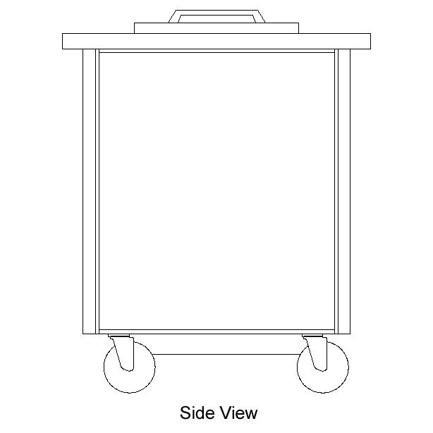 Ranserve Milk Cooler, 66"L, 30