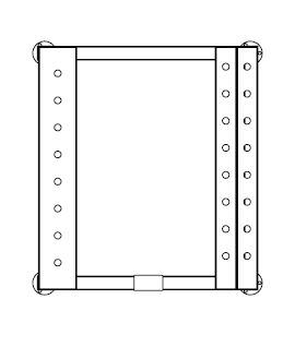 Alto-Shaam S/S Stationary Stand f/ Gas/Electric Combo Oven/Steamers