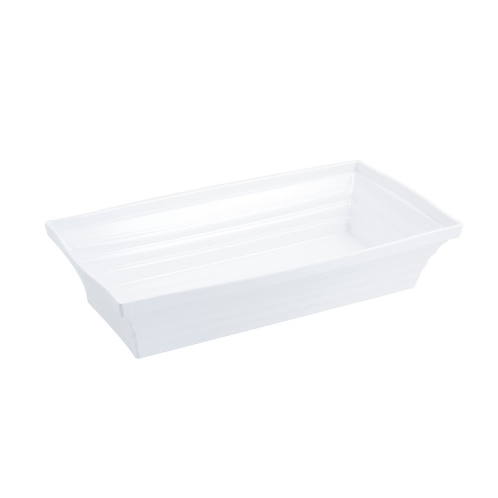Bon Chef White Rectangular 10 Qt. Americana Bowl