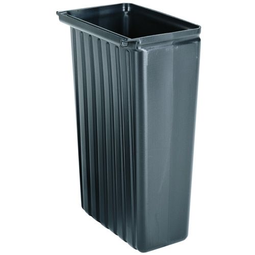 Cambro 11 Gal Trash Container for Service Cart, Black