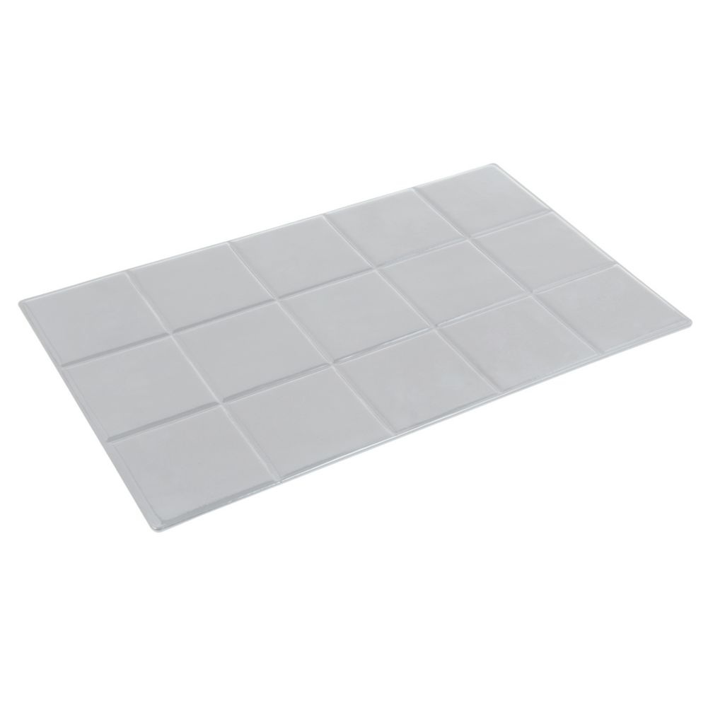 Bon Chef Pewter Glo E Z Fit Solid Full Size Tile