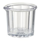 G.E.T. Clear SAN Plastic Cream & Syrup 2 Oz Pitcher