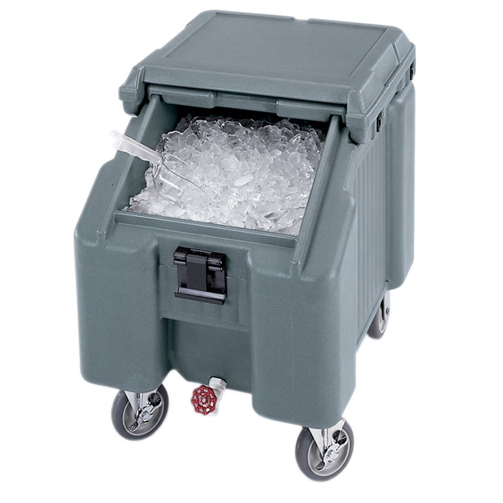 Cambro Mobile 100 Lbs Slant Top Ice Caddy