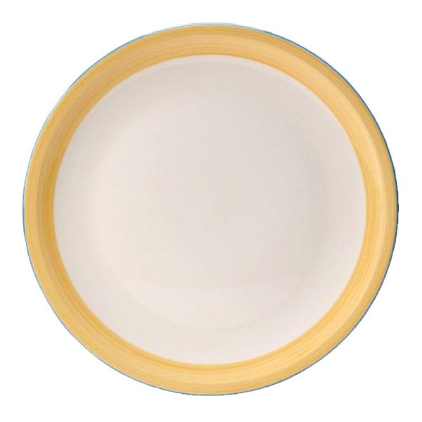 Steelite Simplicity Rio Yellow 12-1/2" Pizza Plate