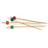Unique Mfg. Assorted 4-1/2" Colored Ball Picks