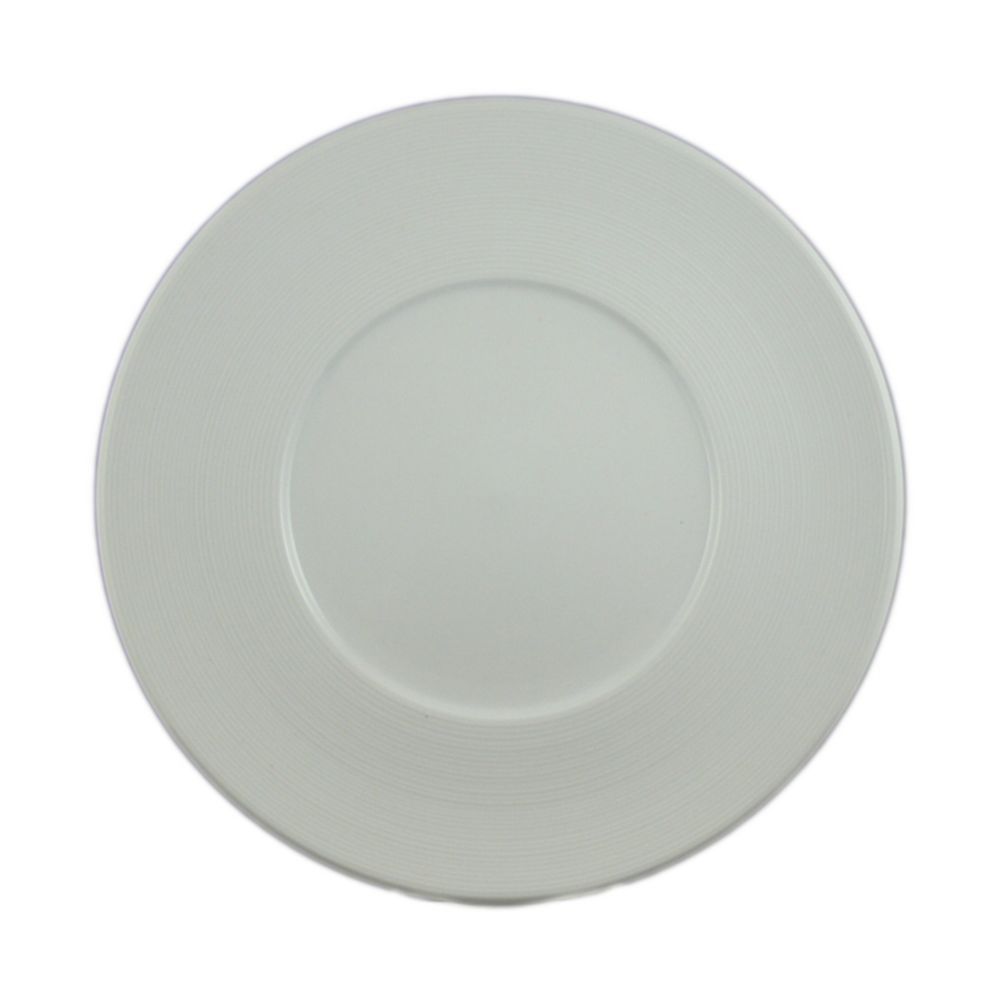Vertex&reg; China Radiance Collection 12-3/8" Maxxi Rim Plate