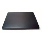 Delfin 24x17x2 in. ABS Black Straight Step Modular Riser