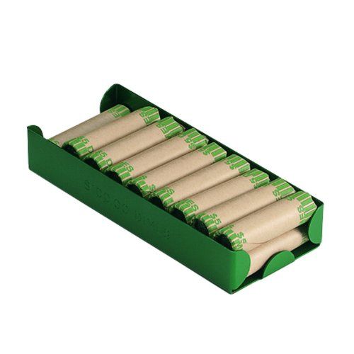 Green Aluminum Dimes Coin Tray, $100.00