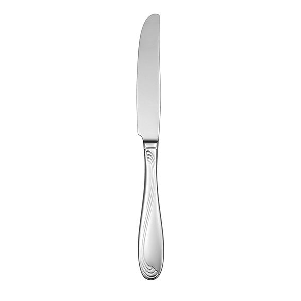 Scroll S/S Heavyweight 1-Piece Dinner Knife, 9-7/16"