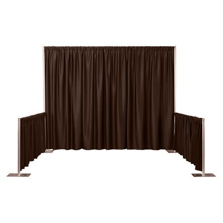 Snap Drape Chocolate Brown Wyndham Backdrop Panel