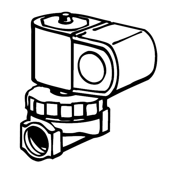 SOLENOID VALVE, 1/2", WIT