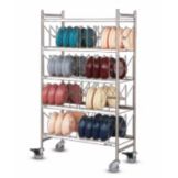 Dinex&reg; Dome Storage Cart w/ Wash Rack f/ (100) 9" Dome Covers