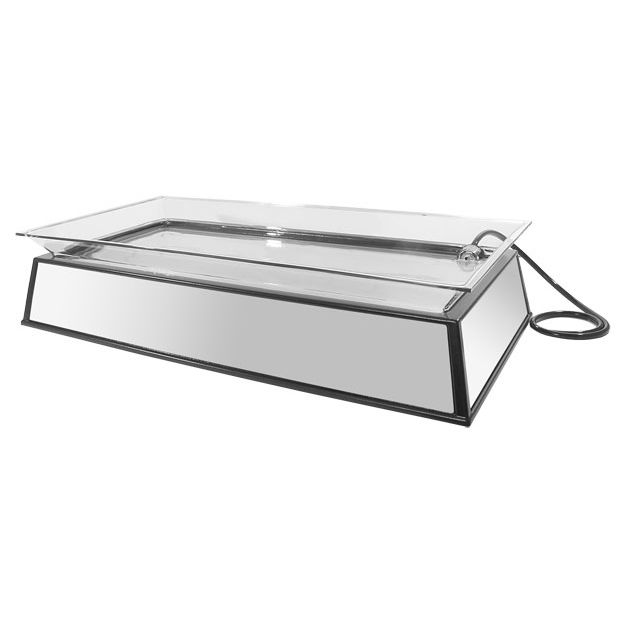 Gourmet Display&reg; 48 x 24 Ice Carving Pedestal With LED Lights