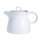 Cardinal Arcoroc Vintage White Porcelain 12 Oz. Teapot
