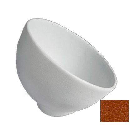 Bugambilia Brick Red Resin Coated 20.29 Oz Small Sphere Buffet Bowl