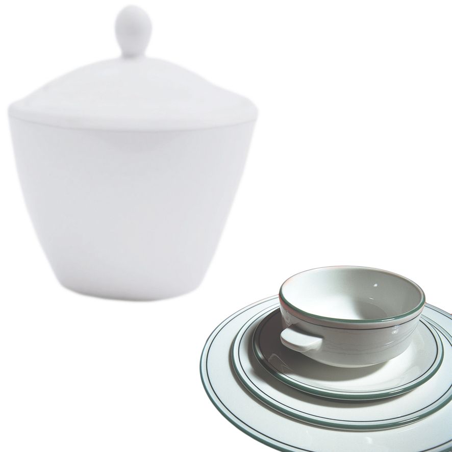 Steelite Simplicity Laguna Madison Covered Sugar Pot