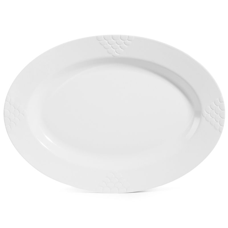 G.E.T. Sonoma&trade; White 30" Oval Melamine Platter