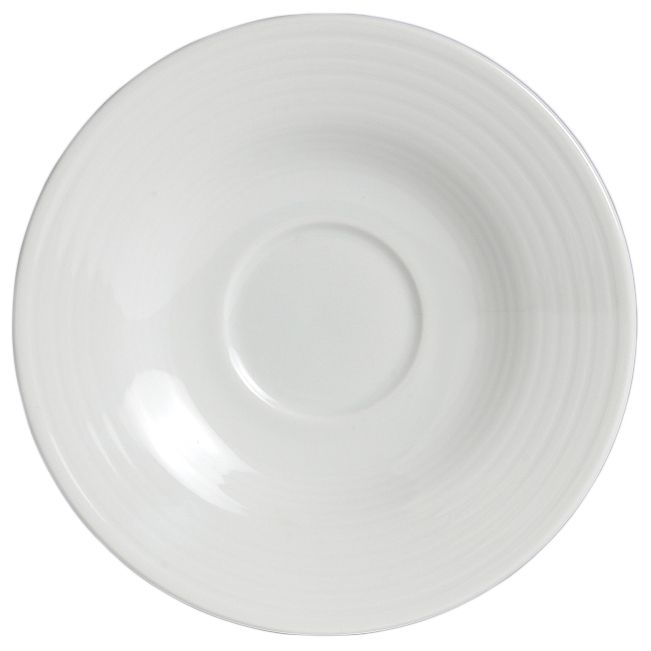Steelite Rene Ozorio Virtuoso White 6-1/8" Coffee Saucer