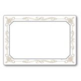 Dinex&reg; Filigree Linen Embossed Cover for Architectural Trays