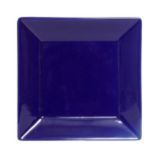 Tuxton&reg; 8.5" Square Series Cobalt Blue Plate