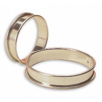 Matfer Bourgeat Plain Tart Ring, 10-1/4 x 3/4"
