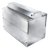 True&reg; All S/S Dual-Sided Forced Air Mobile 24.5 Cu Ft Milk Cooler