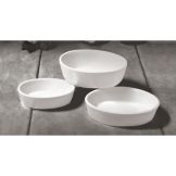 Diversified Ceramics White Deep 12 oz Oval Baker