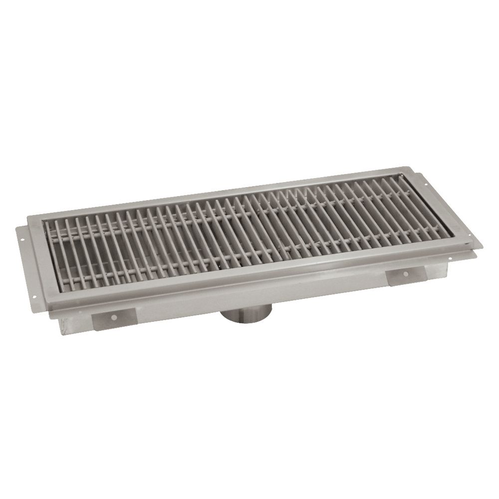Floor Trough 24" x 24" w/ Fiberglass Grate, FFTG-2424