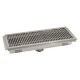 Floor Trough 24" x 24" w/ Fiberglass Grate, FFTG-2424
