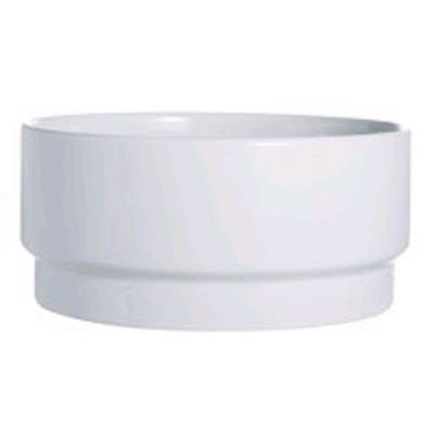 Cardinal Arcoroc Candour White Porcelain 64-1/4 Oz. Stackable Bowl