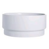 Cardinal Arcoroc Candour White Porcelain 64-1/4 Oz. Stackable Bowl