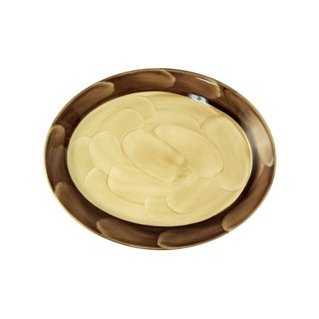 Steelite Performance Naturals Peppercorn 12" Oval Coupe Platter