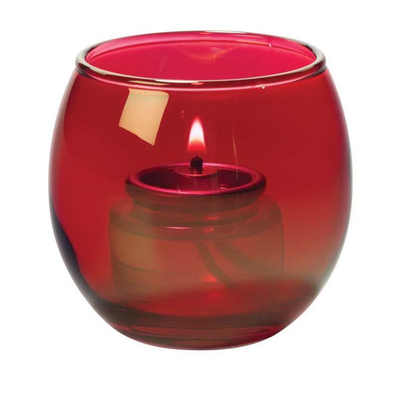 Hollowick Ruby Lustre Small Bubble Tealight Lamp