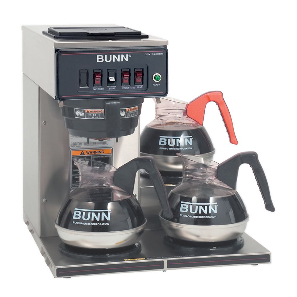 BUNN&reg; CWT15-3 Automatic Coffee Brewer with 3L Warmers