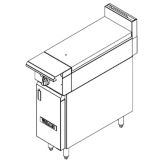 Vulcan Hart Heavy Duty 12" Gas Range w/ Cabinet Base