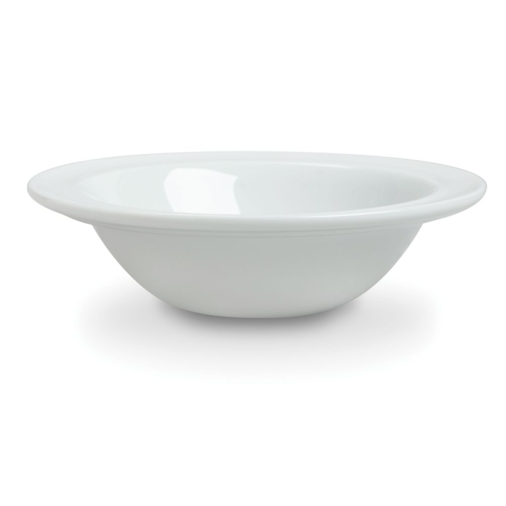 Steelite Varick Cafe White Porcelain 7.5 Oz Grapefruit Bowl