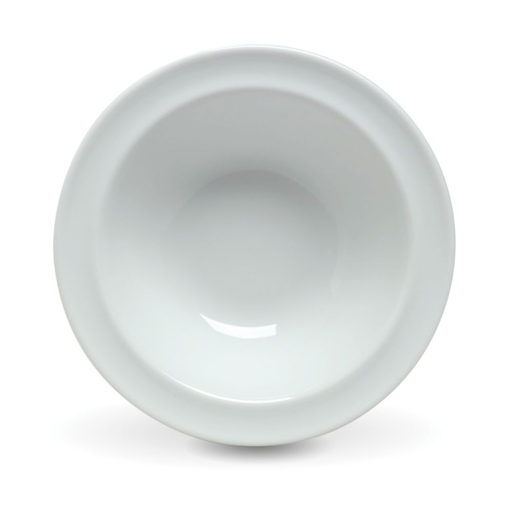 Steelite Varick Cafe White Porcelain 7.5 Oz Grapefruit Bowl