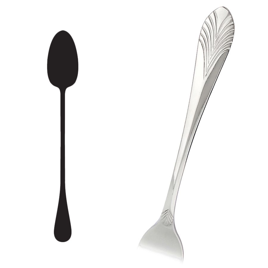 Walco Showboat&trade; Stainless Steel Iced Teaspoon, 7-3/8"