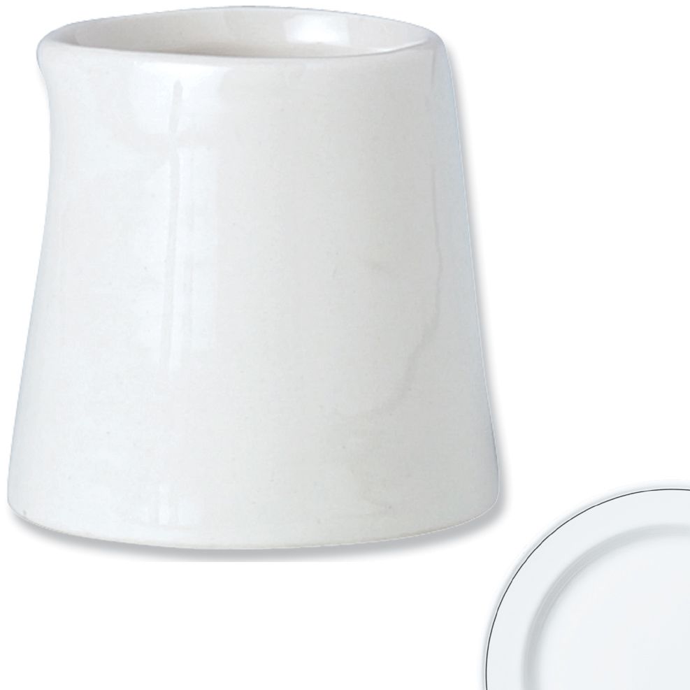 Steelite Performance Simplicity Black Line 1 Oz Cream Tot